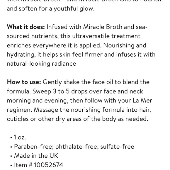 La Mer Renewal Oil Bundle - Picture 4 of 4